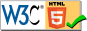 HTML5 badge.