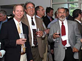 Ted Beeler, Wes Barton, and Craig Charles at 2010 reunion.