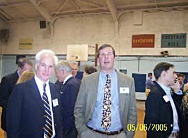 David Boenning, John Affel, and Andy Ross at 2005 reunion.